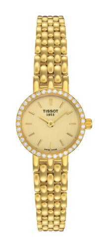 Tissot Caliente Quartz 19.3 Yellow Gold / Diamond / Champagne / Bracelet